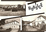 Historická pohlednice obce Horšice